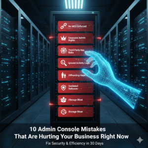Top 10 Admin Console Mistakes That Are Hurting Your Business Right Now