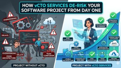 How vCTO Services De-Risk Your Software Project From Day One